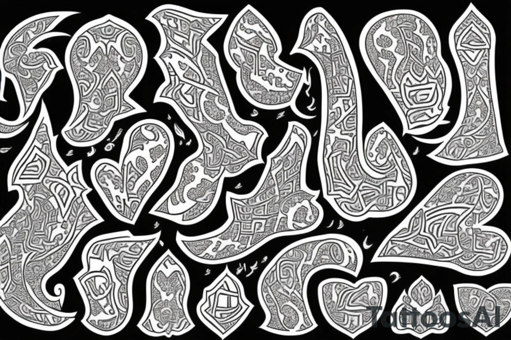 Arabic tattoo idea