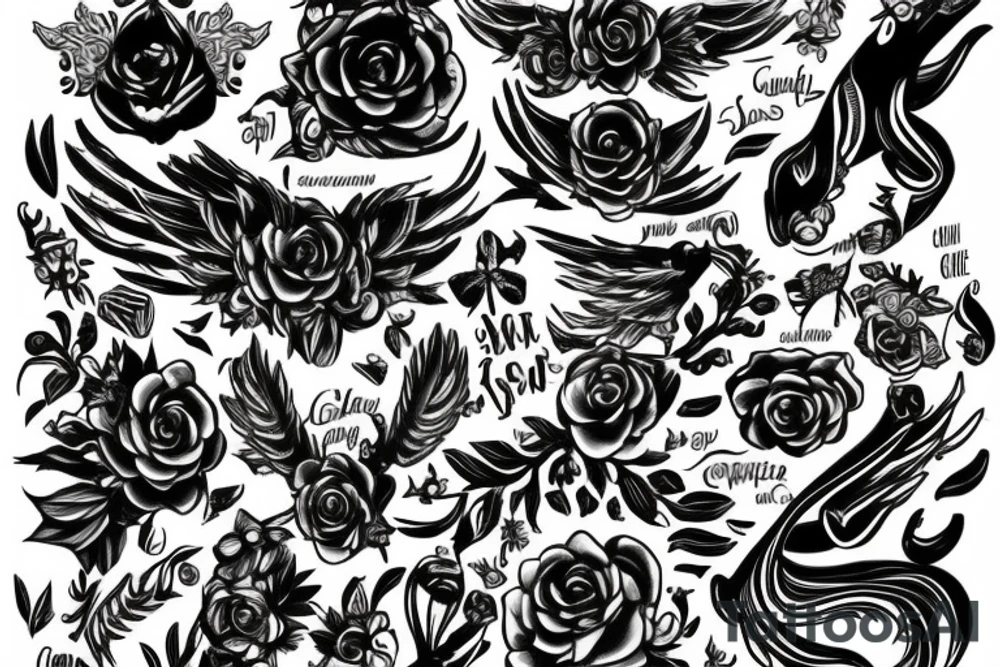 GUCCI_KLAIN_LA_FLARE tattoo idea