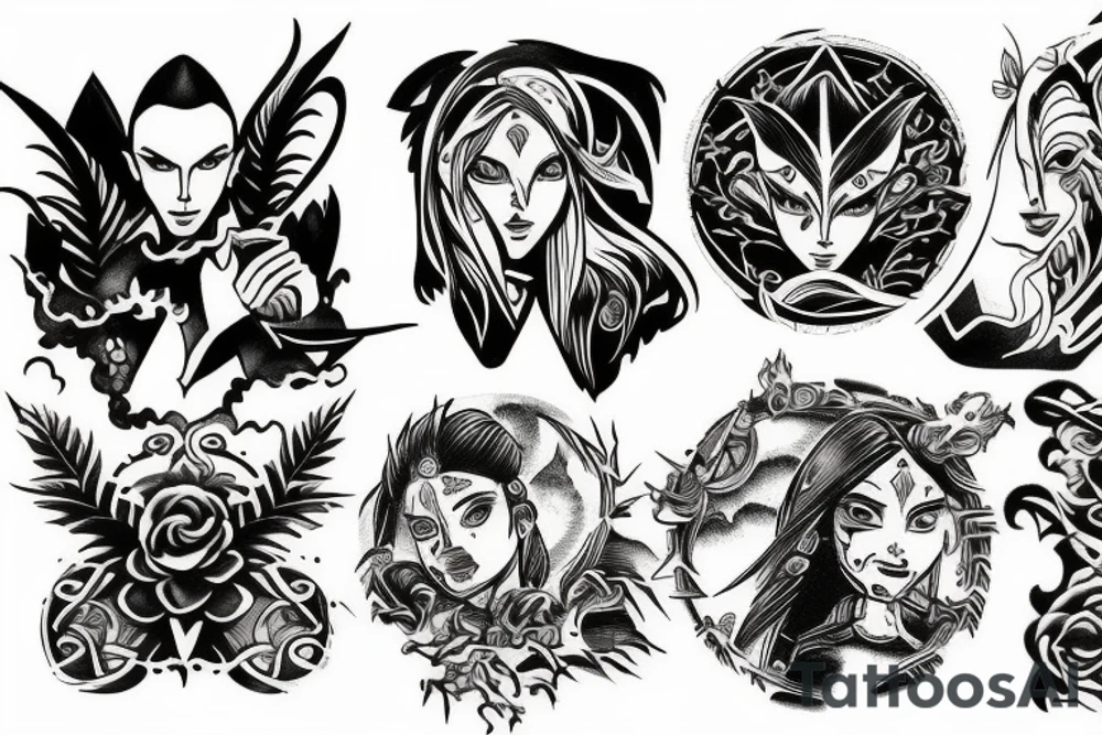 Avatar Movie Logo tattoo idea