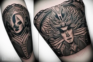 Avatar Movie Logo tattoo idea