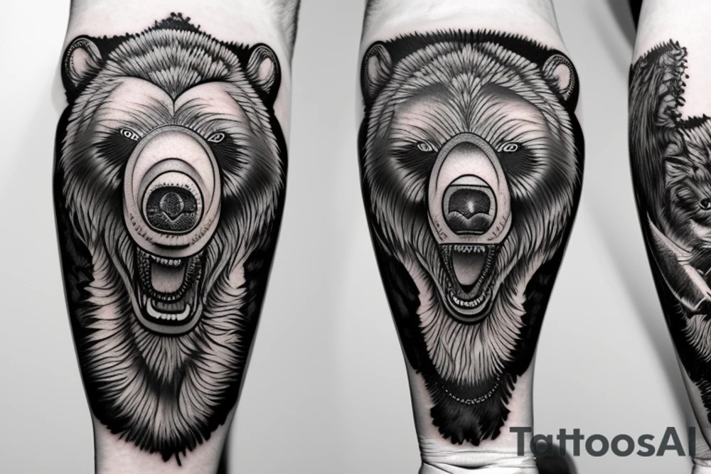 grizzly bear tattoo idea