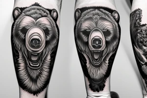 grizzly bear tattoo idea
