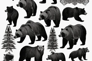 grizzly bear tattoo idea