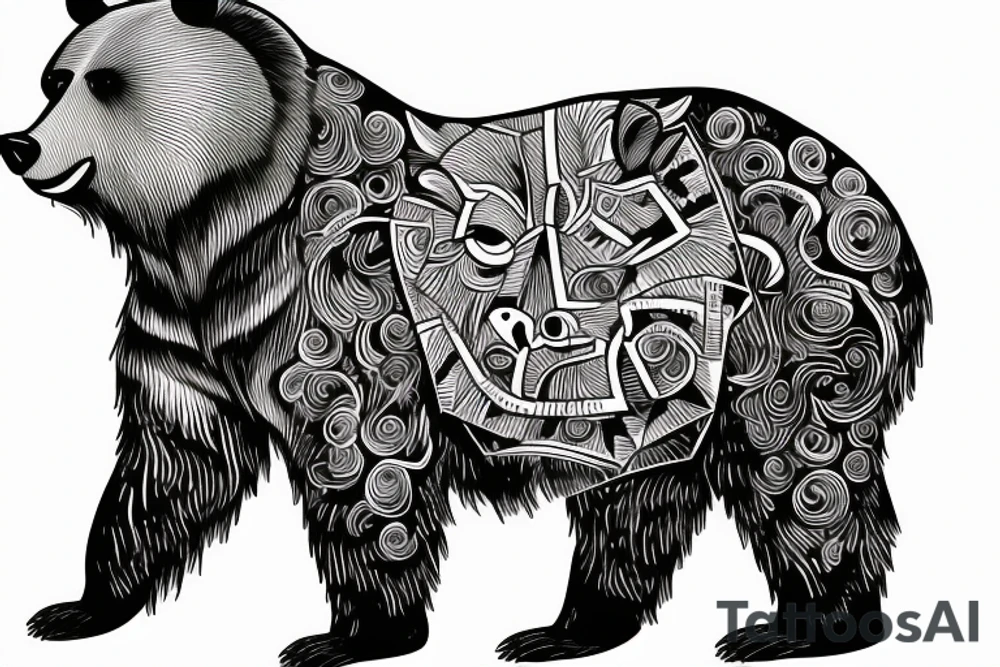 grizzly bear tattoo idea