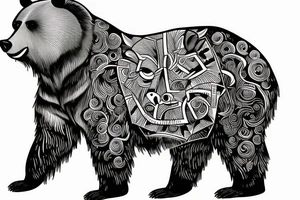 grizzly bear tattoo idea