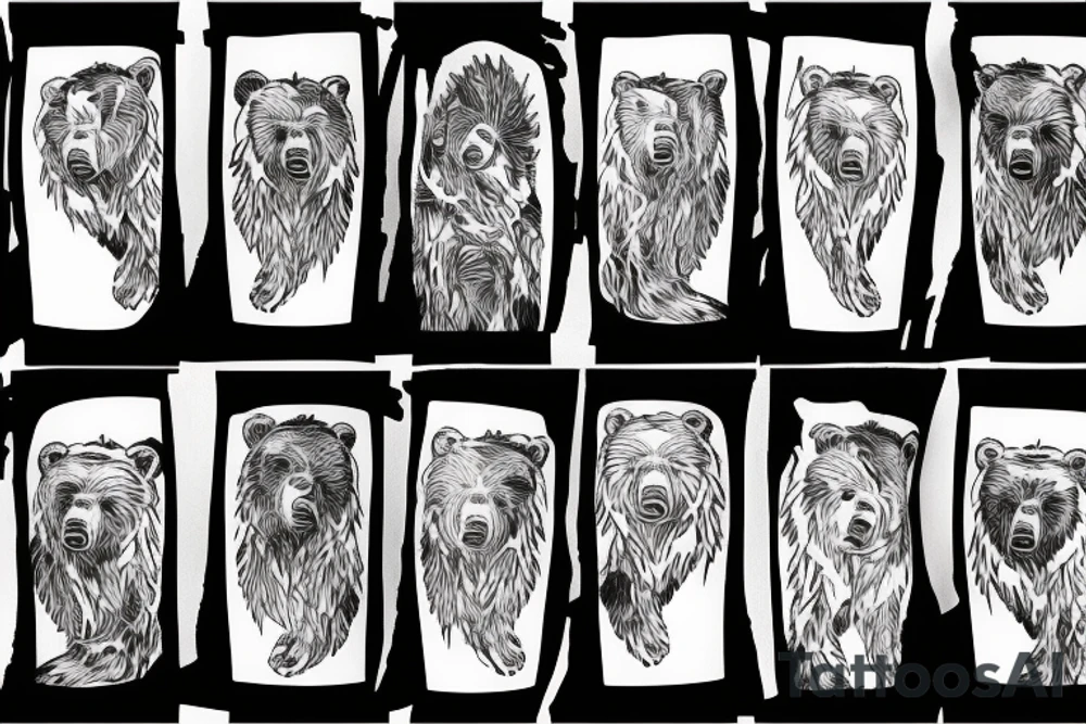 grizzly bear tattoo idea