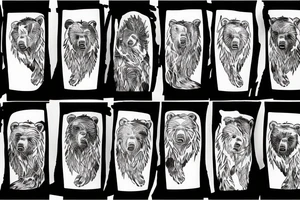 grizzly bear tattoo idea