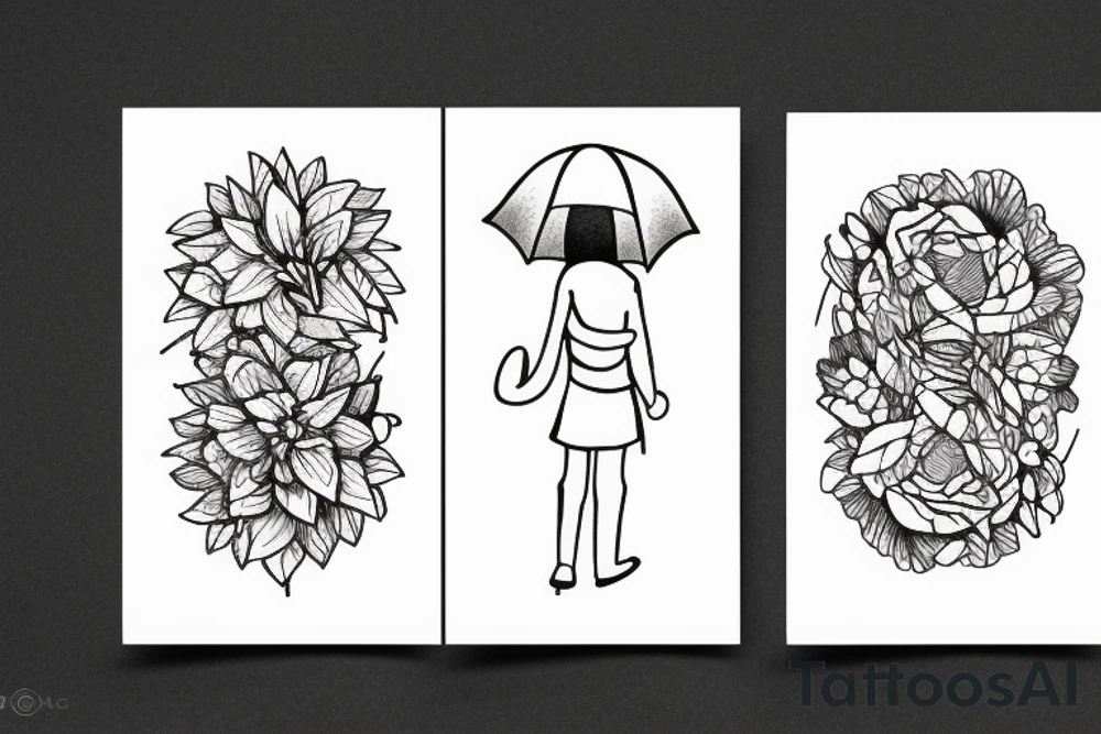 Alone in the Rain tattoo idea