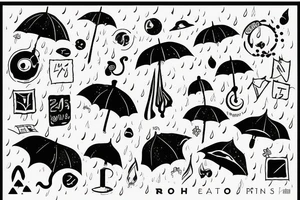 Alone in the Rain tattoo idea