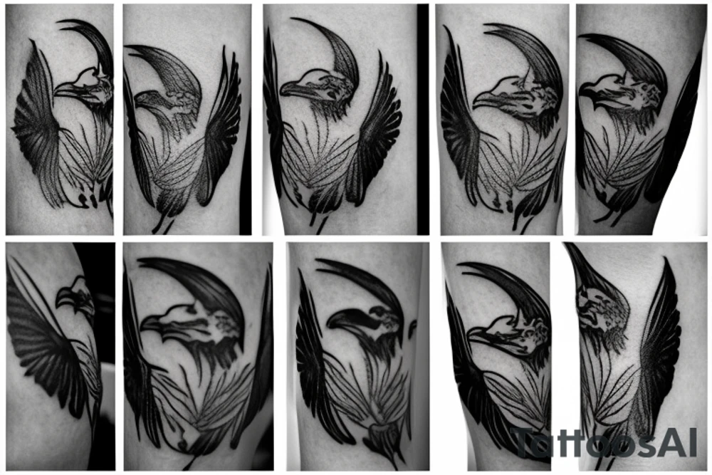 2 ravens tattoo idea