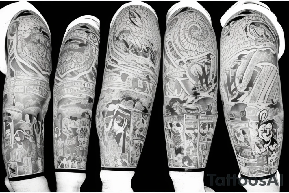 Jersey surf tattoo idea