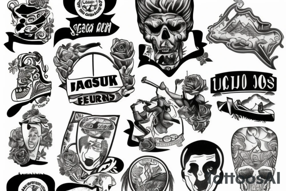 Jersey surf tattoo idea