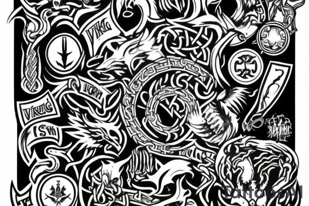 Viking tattoo idea