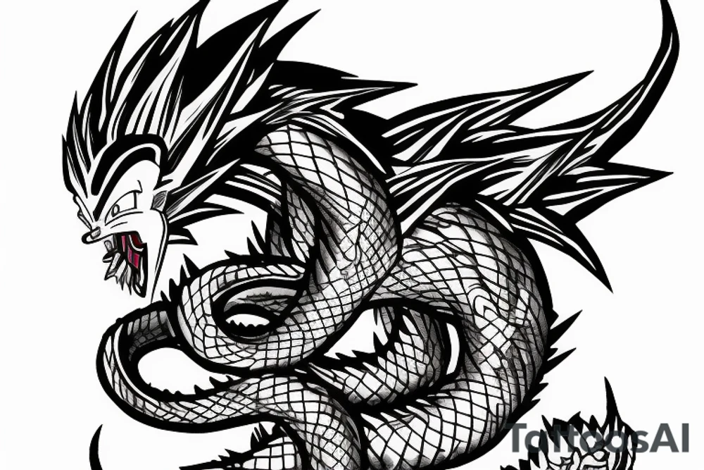 dragon ball dragon
head facing tail tattoo idea dragon ball dragon
head facing tail tattoo idea