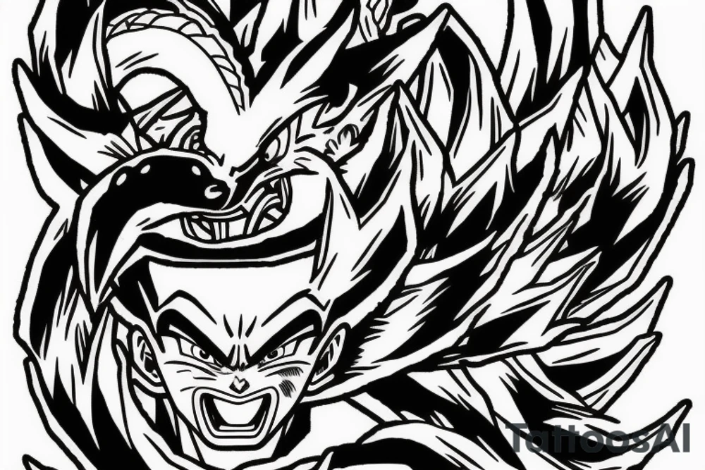 dragon ball dragon
head facing tail tattoo idea dragon ball dragon
head facing tail tattoo idea