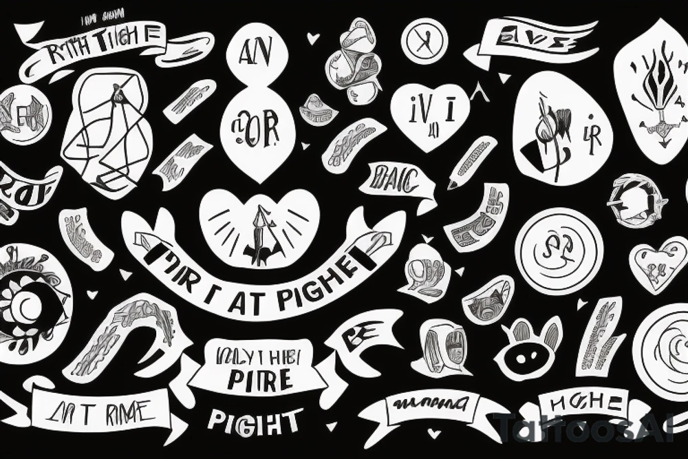 I AM AT THE RIGHT PLACE AT THE RIGHT TIME tattoo idea