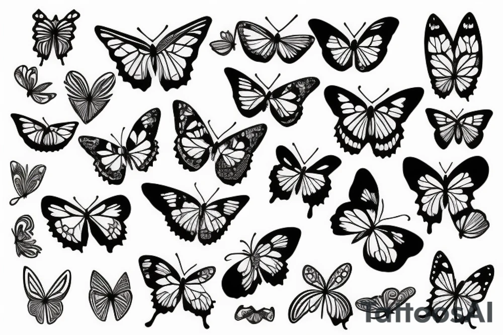 butterfly tattoo idea