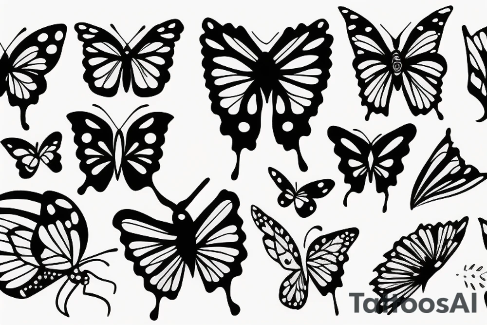 butterfly tattoo idea