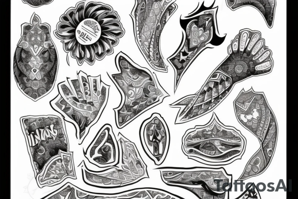turkish american tattoo idea