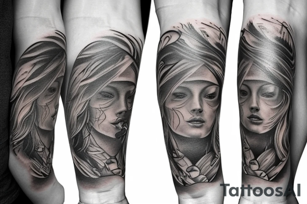 Northern winds tattoo idea