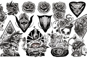 Alpha and omega tattoo idea