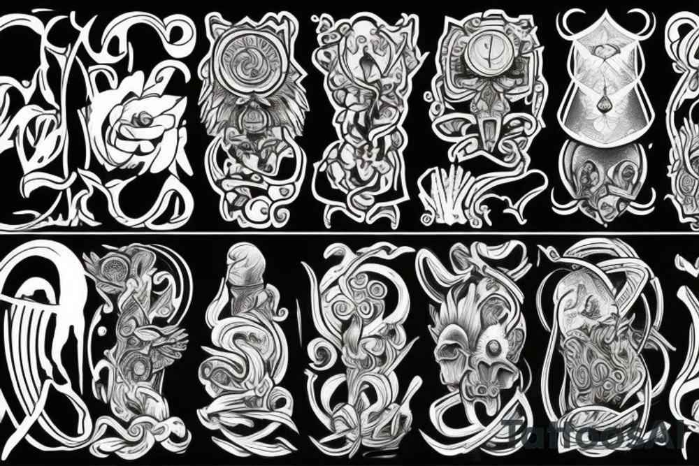Alpha and omega tattoo idea