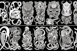 Alpha and omega tattoo idea
