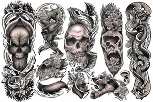 Alpha and omega tattoo idea