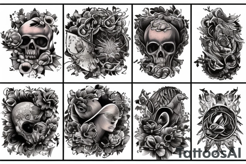 Alpha and omega tattoo idea
