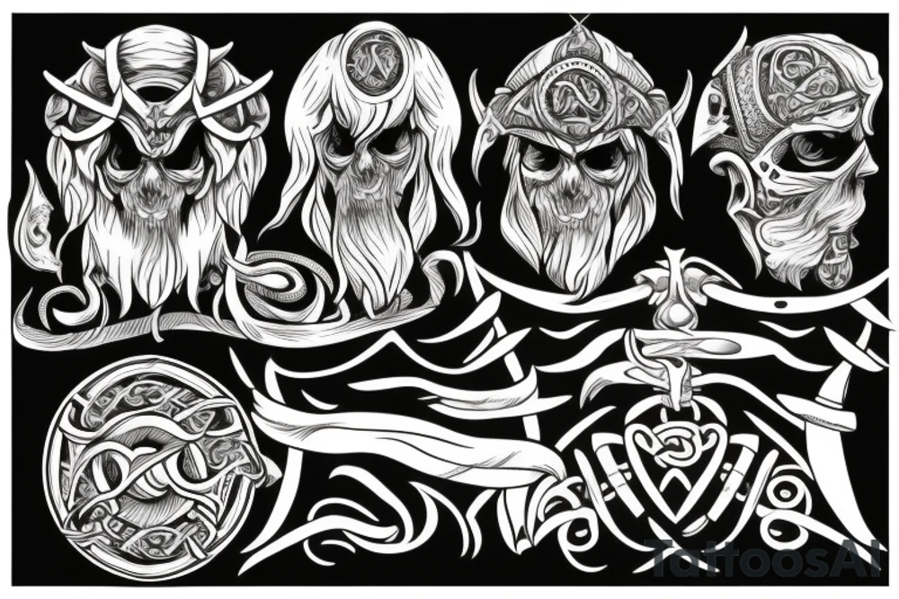 Viking tattoo idea