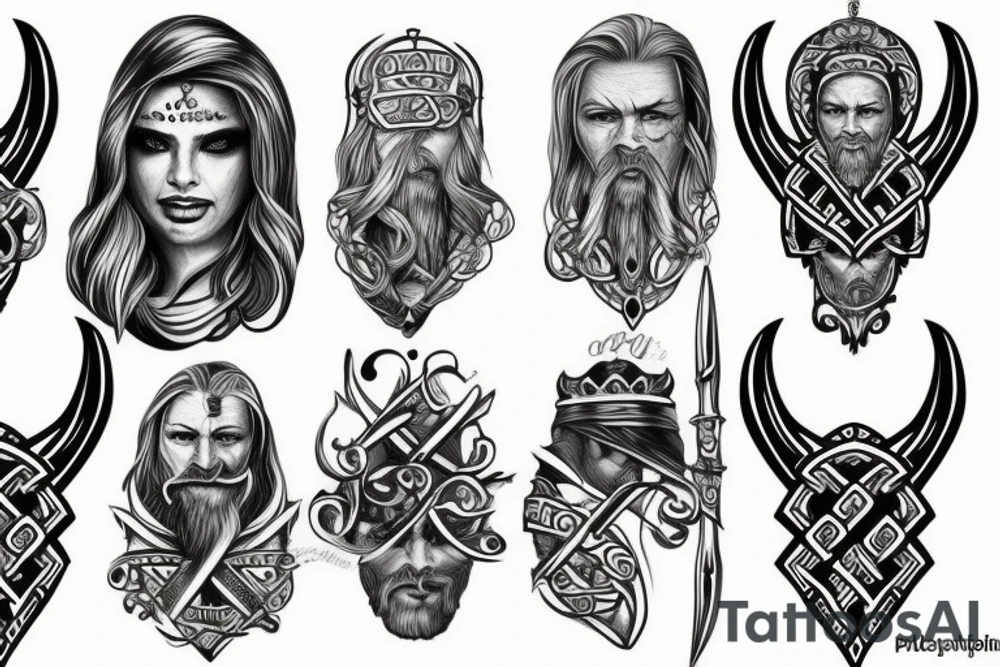 Viking tattoo idea