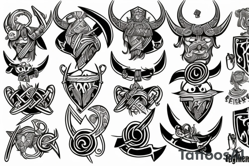 Viking tattoo idea