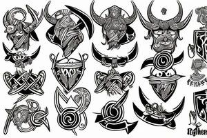 Viking tattoo idea