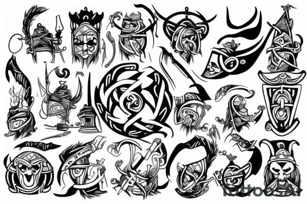 Viking tattoo idea
