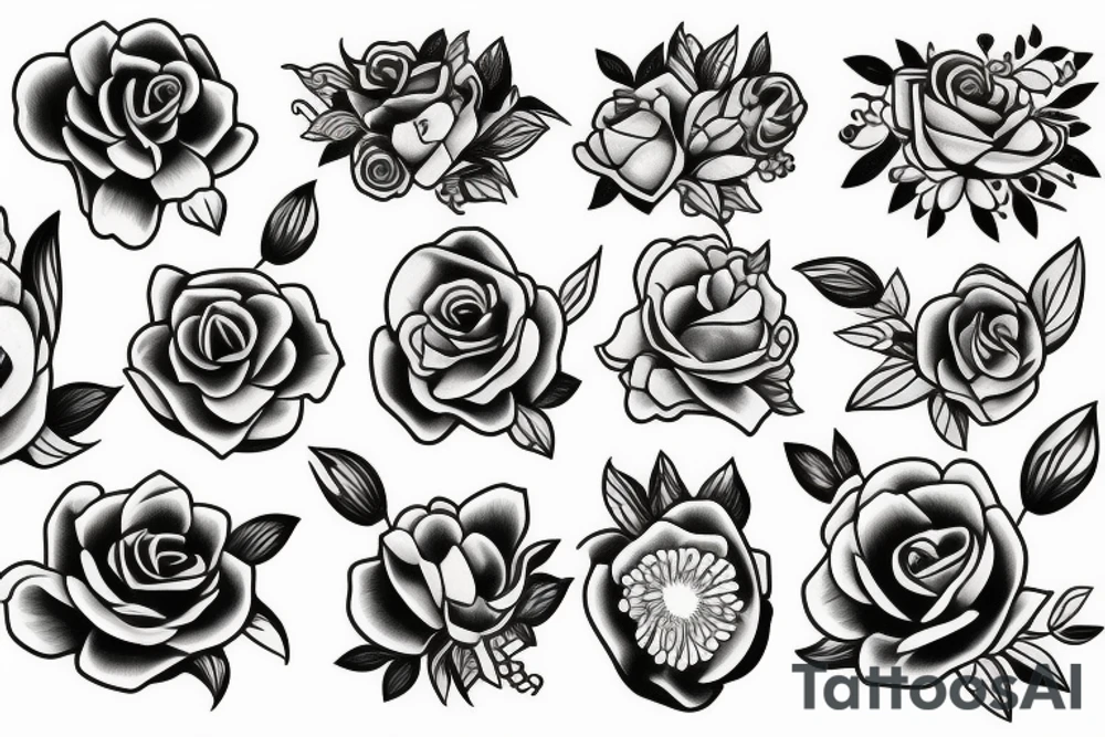 flowers tattoo idea
