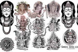 lord shiva tattoo idea