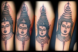 lord shiva tattoo idea