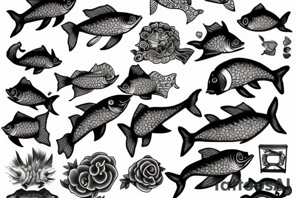 coi fish tattoo idea