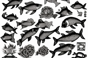 coi fish tattoo idea