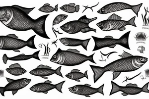 coi fish tattoo idea