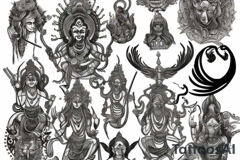 shiva tattoo idea