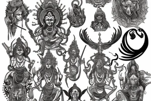 shiva tattoo idea