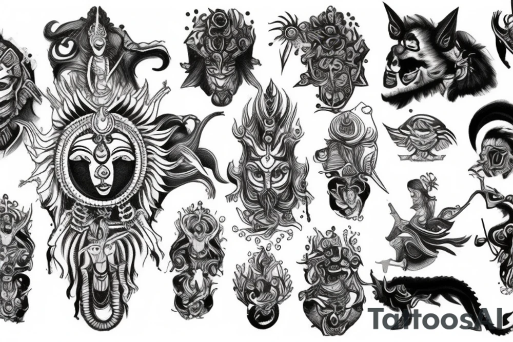 shiva tattoo idea