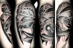 Simple tatoo. Burning ships with the description "burn the ships" tattoo idea