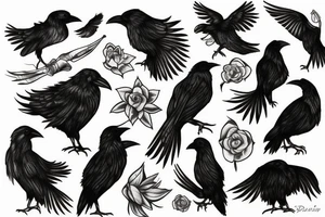 raven Dewin tattoo idea