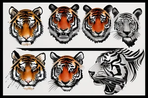 Tiger tattoo idea