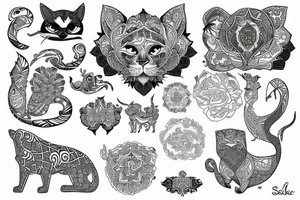 Persian tattoo tattoo idea