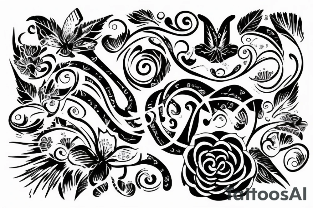 create a tattoo for the backspine tattoo idea