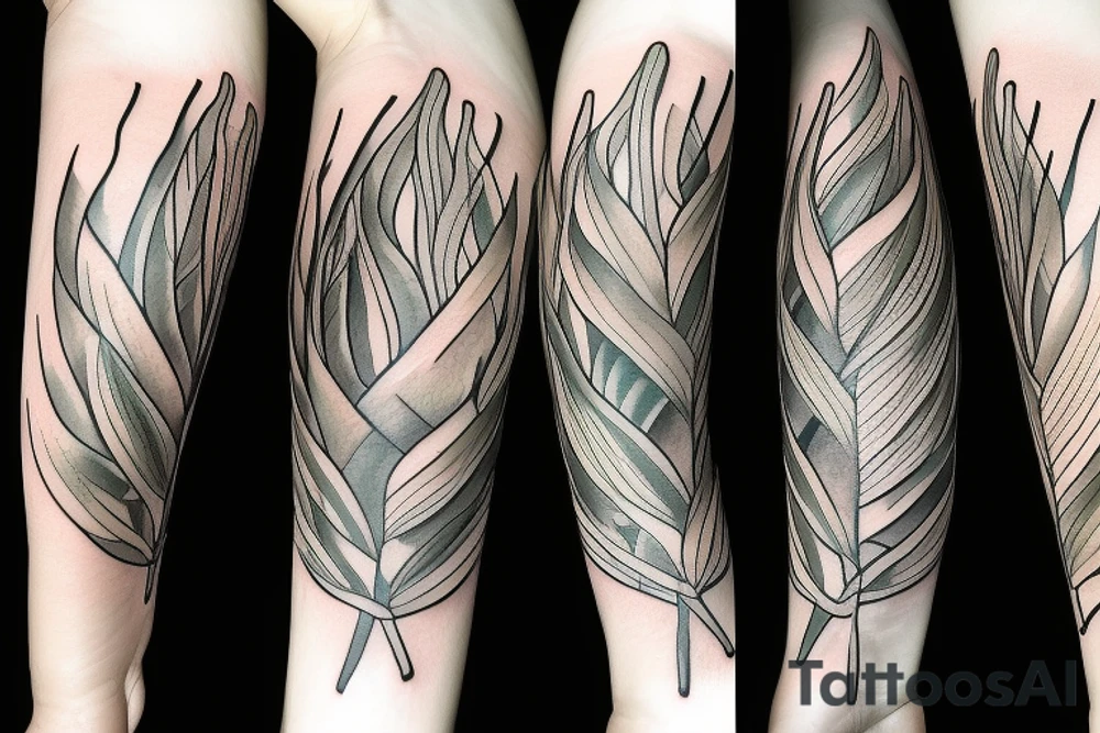 artichoke and below two things tattoo idea