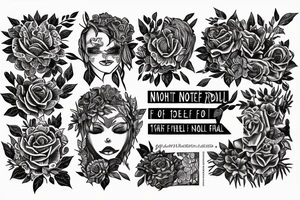 “but to feel nothing so as not to feel anything… what a waste” tattoo idea